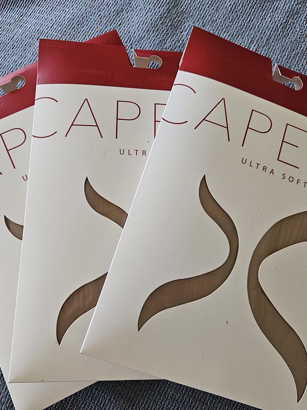 Capezio Ultra Soft Light Sun Tan Footed Hosiery - 3 Pack 1915X 2-6